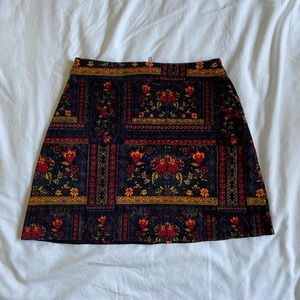 H & M patterned skirt!